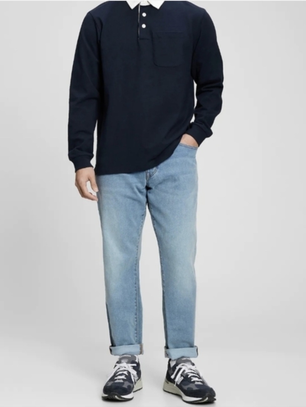 GAP Straight Taper GapFlex Jeans with Washwell-29W 30L